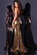 Jovani 44146 Strapless Sweetheart Neckline Metallic Dress
