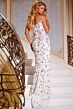Jovani 44507 Floral Straps Embellished Dress