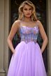 Jovani 44511 Scalloped Waist Beaded Corset Dress