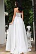 Jovani 45788 Flowy Skirt Strapless Textured Dress
