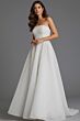 Jovani 45788 Flowy Skirt Strapless Textured Dress
