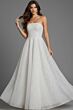 Jovani 45788 Flowy Skirt Strapless Textured Dress
