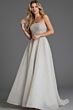 Jovani 45788 Flowy Skirt Strapless Textured Dress