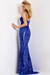 Jovani 45901 Illusion Corset Lace-Up Back Embellished Dress