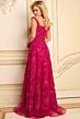 Jovani 46471 Square Neckline Floral Embellished Dress