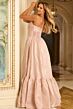 Jovani 47328 Rosette Bust Ruffle Hem Corset Dress
