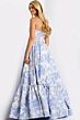 Jovani 47328 Rosette Bust Ruffle Hem Corset Dress
