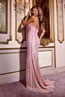 Jovani D2020 Multicolor Strapless Sequin Dress