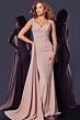 Jovani D5012 Side Tail Ruched Top Dress