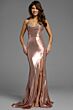 Jovani D5015 Beaded Neckline Lace-Up Dress
