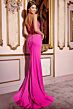 Jovani D5030 Halter Neckline Embroidered Dress