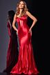 Jovani D5119 Bow Back Strapless Corset Dress