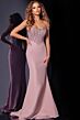 Jovani D5310 Sequin Corset Strapless Dress