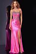 Jovani D5504 Embellished Corset Strapless Dress