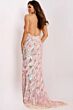 Jovani D5707 Plunging Neckline High Slit Dress