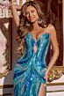 Jovani D5715 Strapless Sweetheart Embellished Strapless Dress