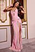 Jovani D5715 Strapless Sweetheart Embellished Strapless Dress