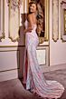 Jovani D5722 High Slit Multicolor Embellished Dress