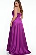 Jovani D5822 Draped Top Slit Skirt Strapless Dress