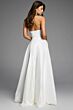Jovani D5822 Draped Top Slit Skirt Strapless Dress