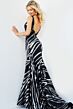 Jovani 22314 Plunging V-Neckline Fitted Bodice Dress