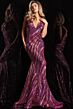 Jovani 22314 Plunging V-Neckline Fitted Bodice Dress
