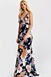 Jovani 42562 Plunging V-Neckline Crisscross Back Dress