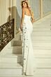 Jovani 42800 Peek-A-Boo Neckline Floral Beadwork Dress