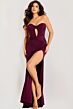 Jovani 42935 Sweetheart Keyhole Neckline Ruched Dress