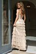 Jovani 43161 Tiered Skirt Strapless Ruched Dress