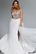 Jovani 43412 Plunging Sweetheart Neckline Embellished Corset Top Dress