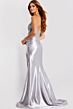 Jovani 43417 High Slit Sweetheart Neckline Strapless Dress