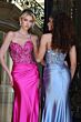 Jovani 43417 High Slit Sweetheart Neckline Strapless Dress
