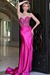 Jovani 43417 High Slit Sweetheart Neckline Strapless Dress