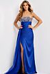 Jovani 43674 Strapless Neckline Rhinestone-Embellished Top Dress