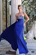 Jovani 43674 Strapless Neckline Rhinestone-Embellished Top Dress