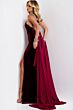 Jovani 43699 Embellished Choker-Style Neckline Column Dress