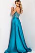 Jovani 43729 Strapless Sweetheart Neckline Beaded Corset Top Dress