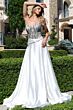 Jovani 43729 Strapless Sweetheart Neckline Beaded Corset Top Dress
