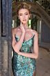 Jovani 44131 High Slit Strapless Sequin Dress