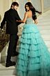 Jovani 44134 Ruffle Skirt Embellished Corset Dress