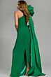Jovani 44248 Back Slit One Shoulder Cape Dress