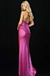 Jovani 44366 Sweetheart Keyhole Neckline Strapless Metallic Dress