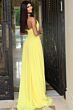 Jovani 44405 Ruched Bodice Plunging Neck Dress