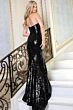 Jovani 44467 Sweetheart Neckline Strapless Sequin Dress