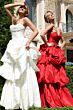 Jovani 45111 Basque Waist Layered Skirt Dress