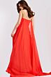 Jovani 45269 Watteau Train Ruched Bodice Dress