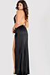 Jovani 45462 Embellished Back Halter Neck Cutout Dress