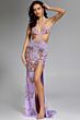 Jovani 45531 Halter Strap Multi Cutout Embroidered Dress