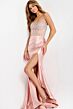 Jovani 45593 Sweetheart Neckline High Slit Strapless Dress